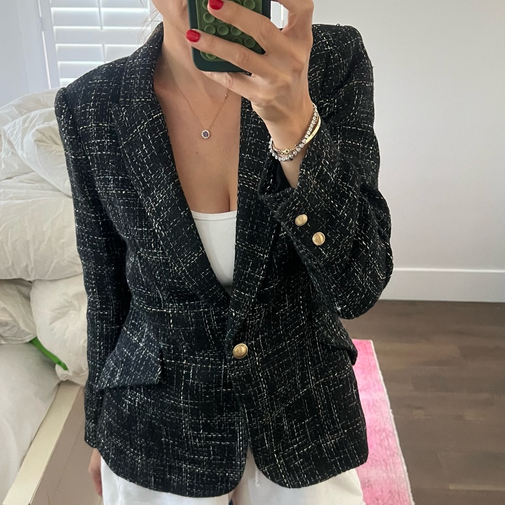 Lagence tweed blazer- worn once